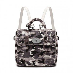 mini cara camouflage blanco negro