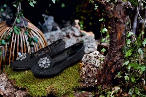 slippers bordados semitransparentes dolce gabbana