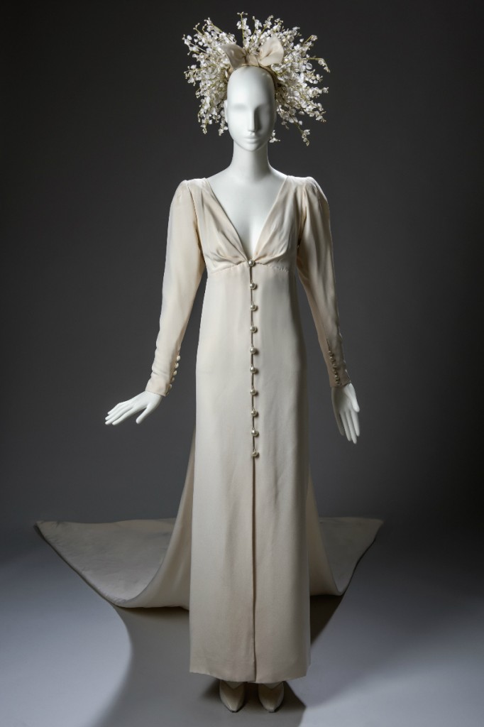 vestido de novia gyvenchy crepe marroqui 1984