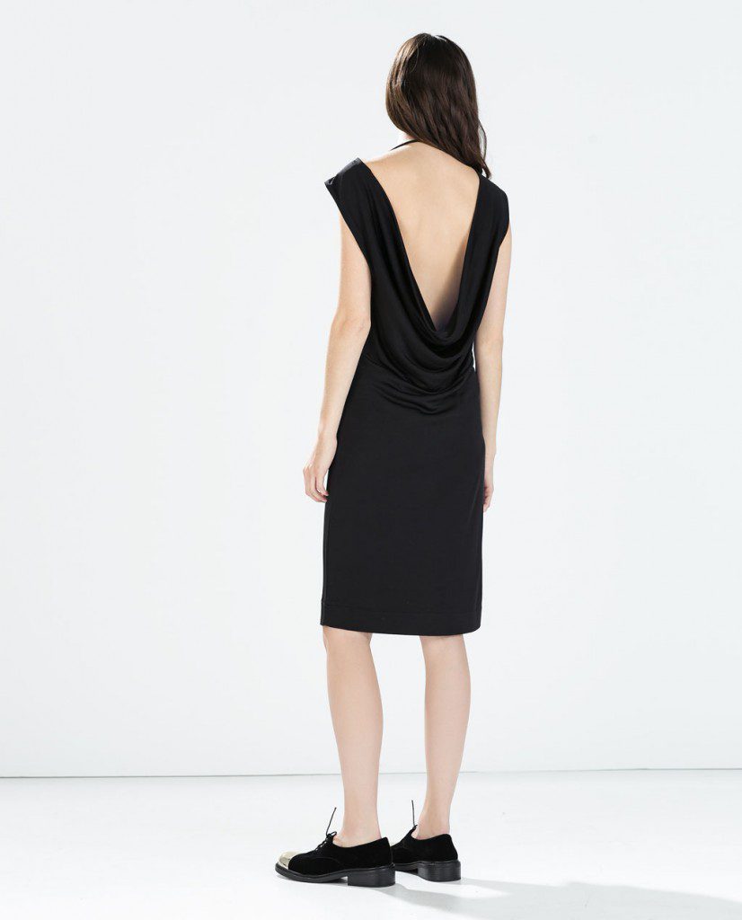 vestido espalda al aire zara