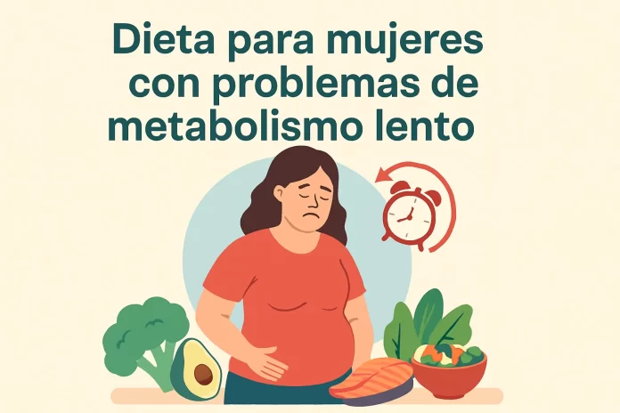 Dieta para mujeres con problemas de metabolismo lento