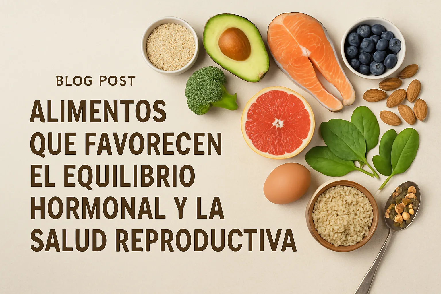 Alimentos que favorecen el equilibrio hormonal y la salud reproductiva
