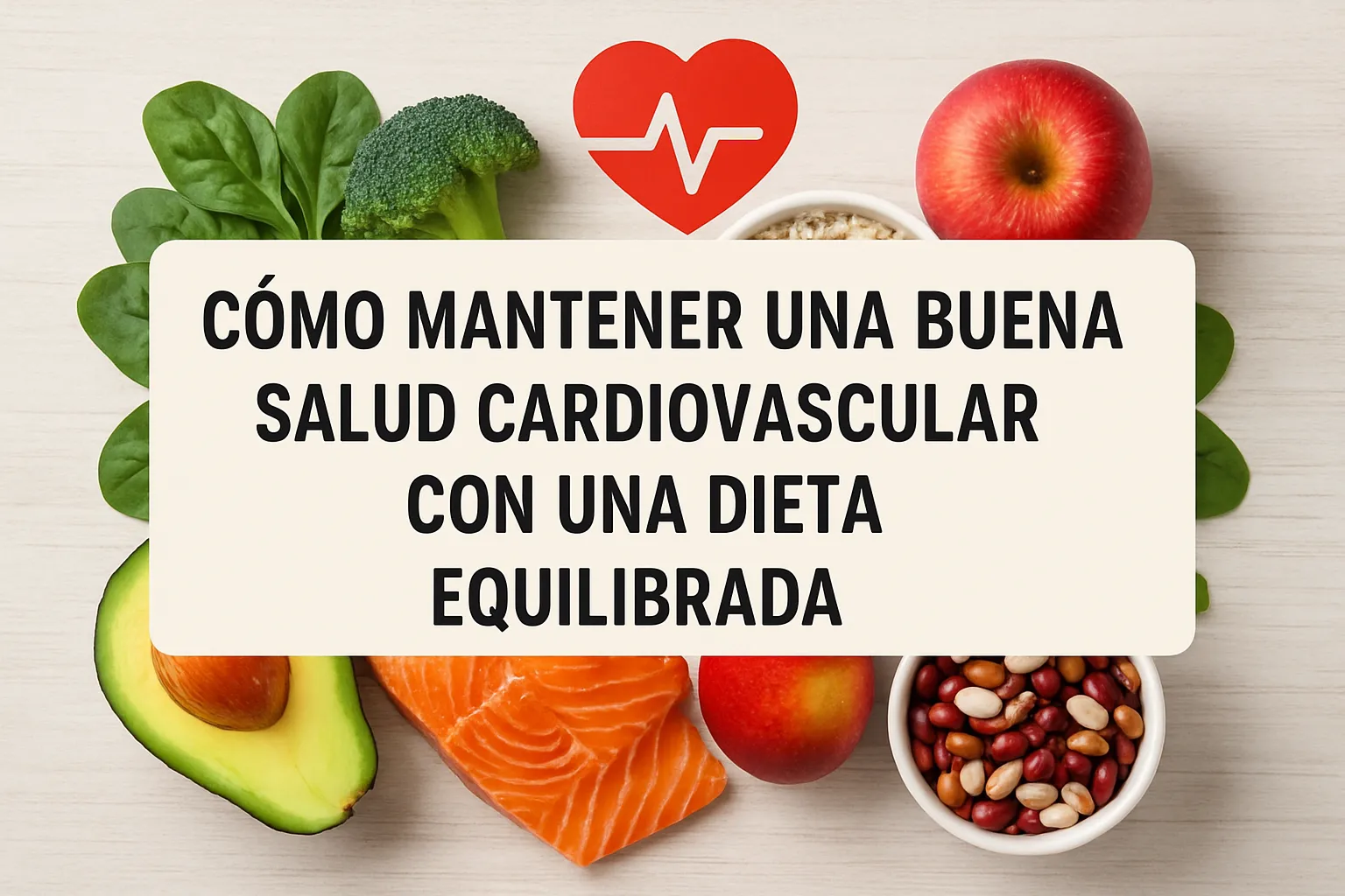 Cómo mantener una buena salud cardiovascular con una dieta equilibrada
