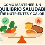 Cómo mantener un equilibrio saludable entre nutrientes y calorías
