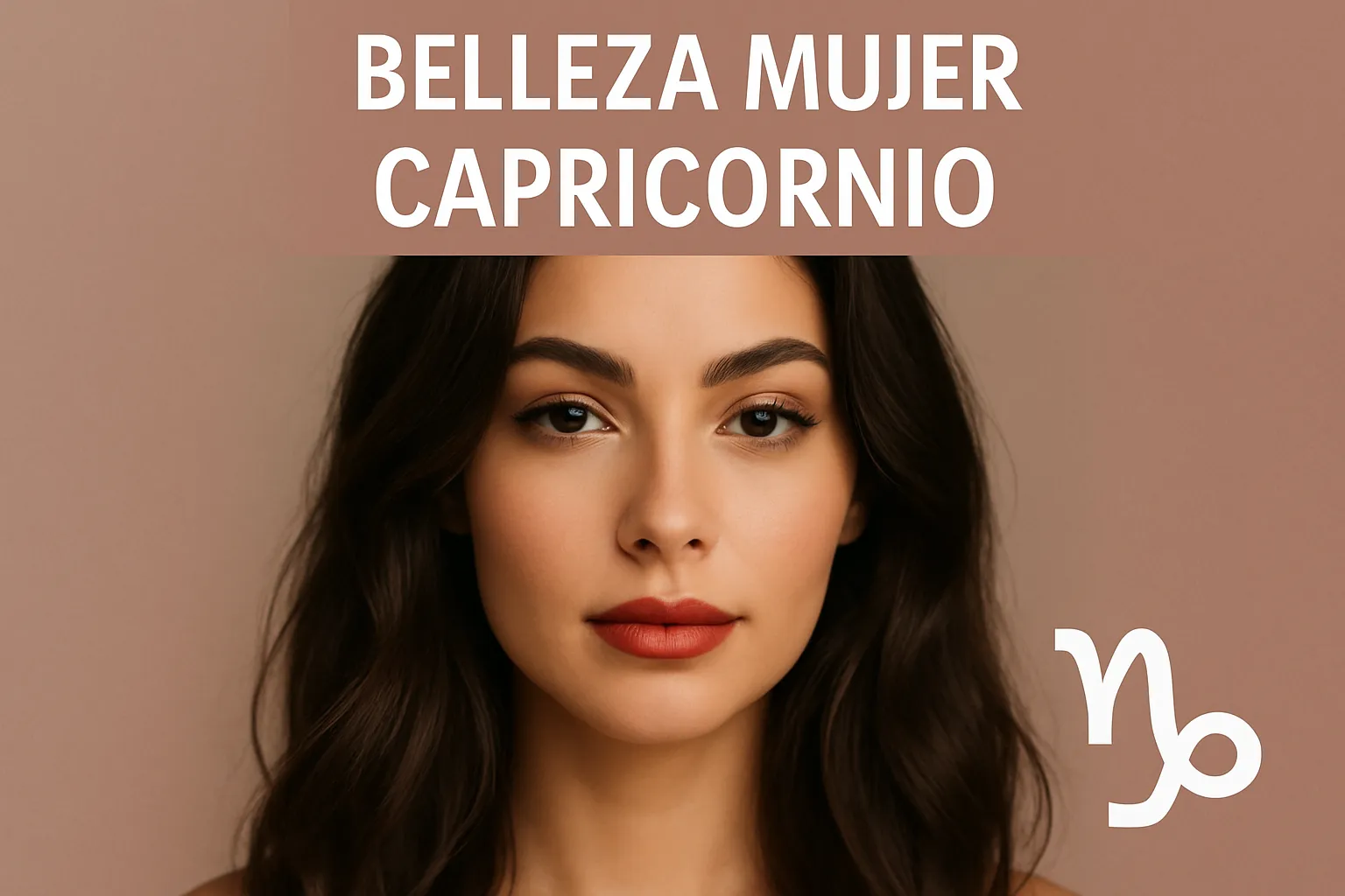 belleza mujer capricornio