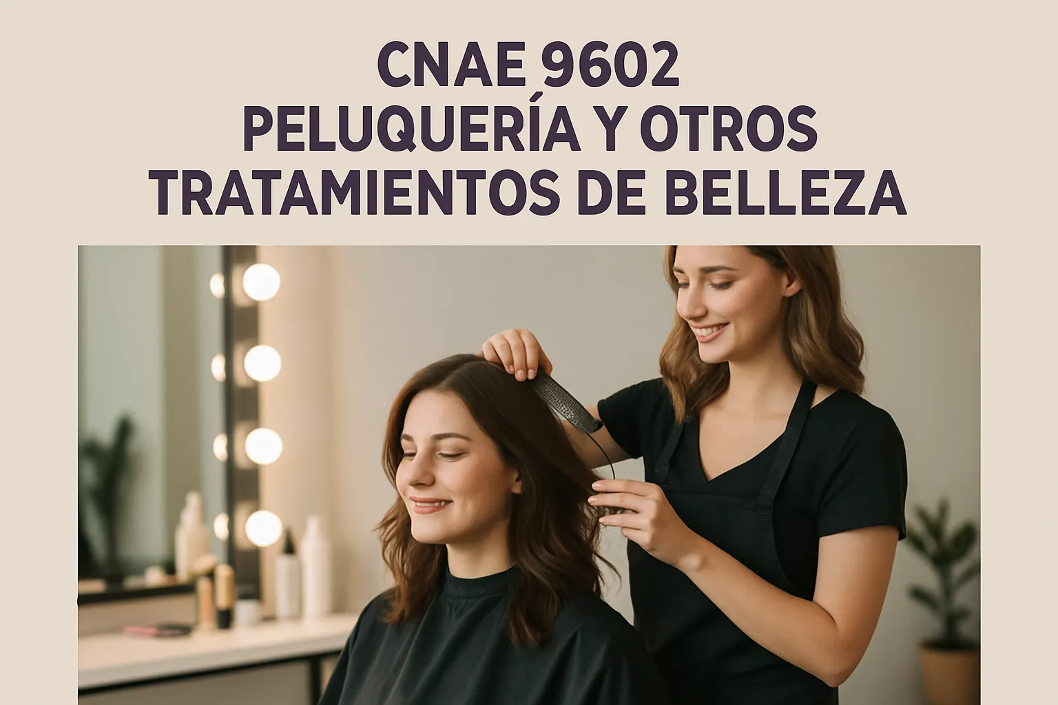 cnae 9602 - peluquería y otros tratamientos de belleza
