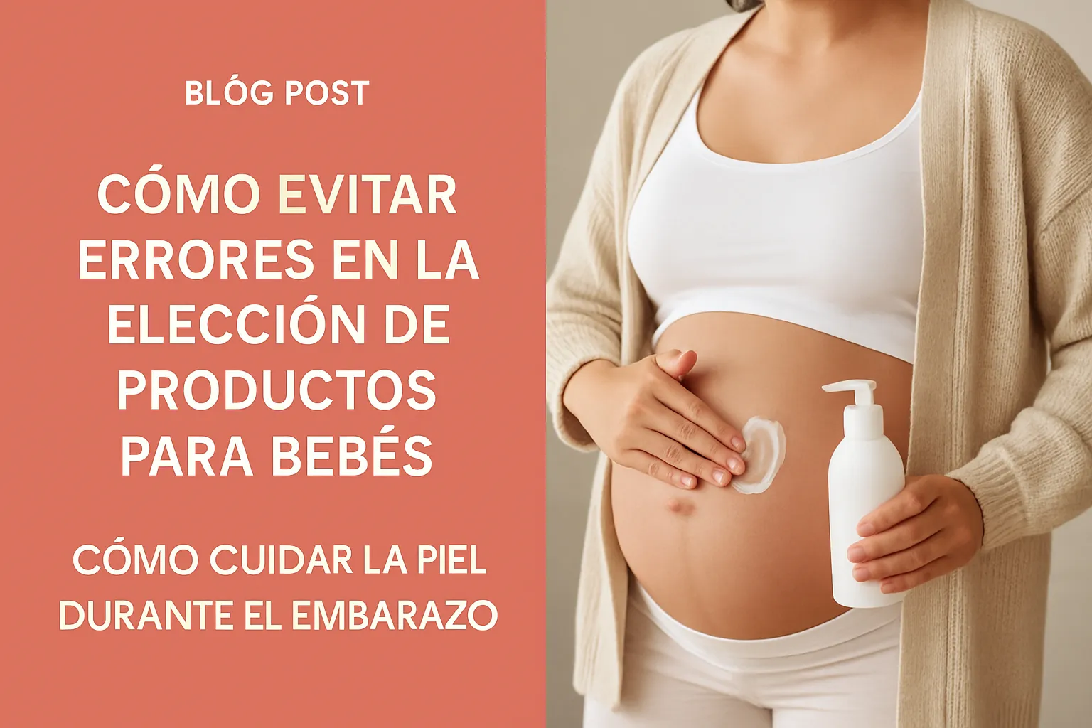 cómo evitar errores en la elección de productos para bebés Cómo cuidar la piel durante el embarazo