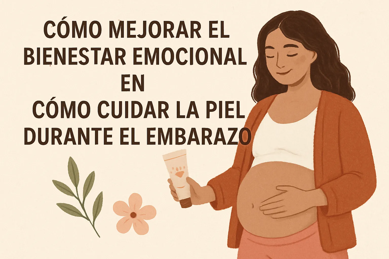 cómo mejorar el bienestar emocional en Cómo cuidar la piel durante el embarazo