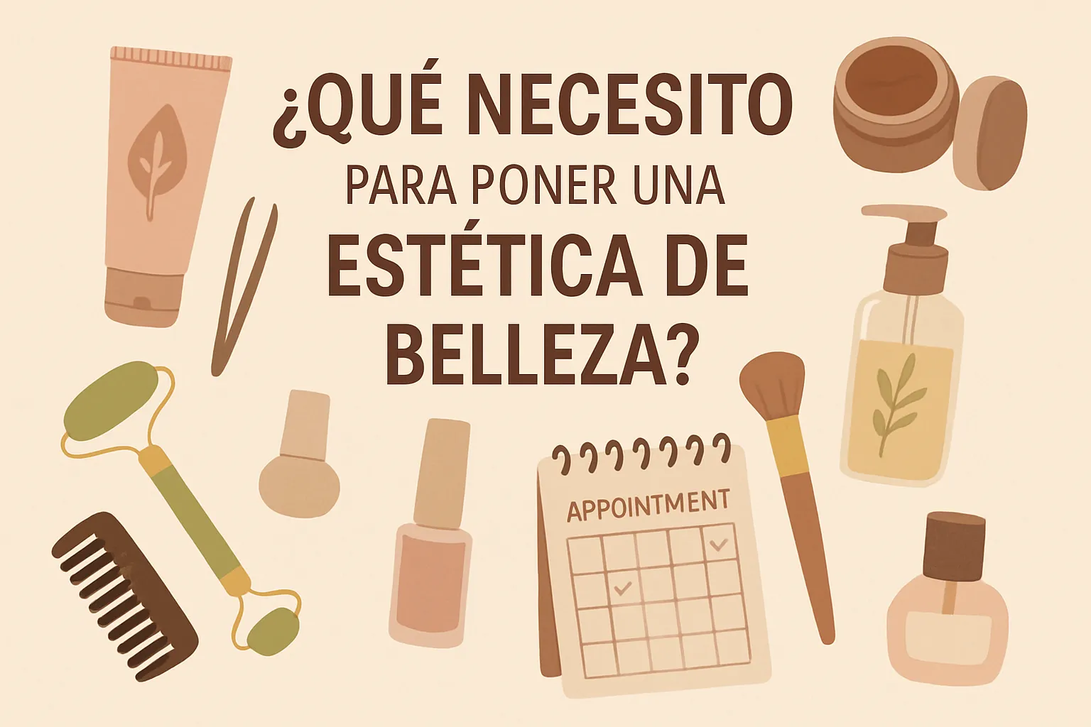 que necesito para poner una estetica de belleza