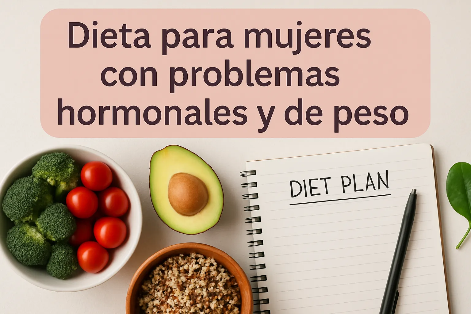 Dieta para mujeres con problemas hormonales y de peso