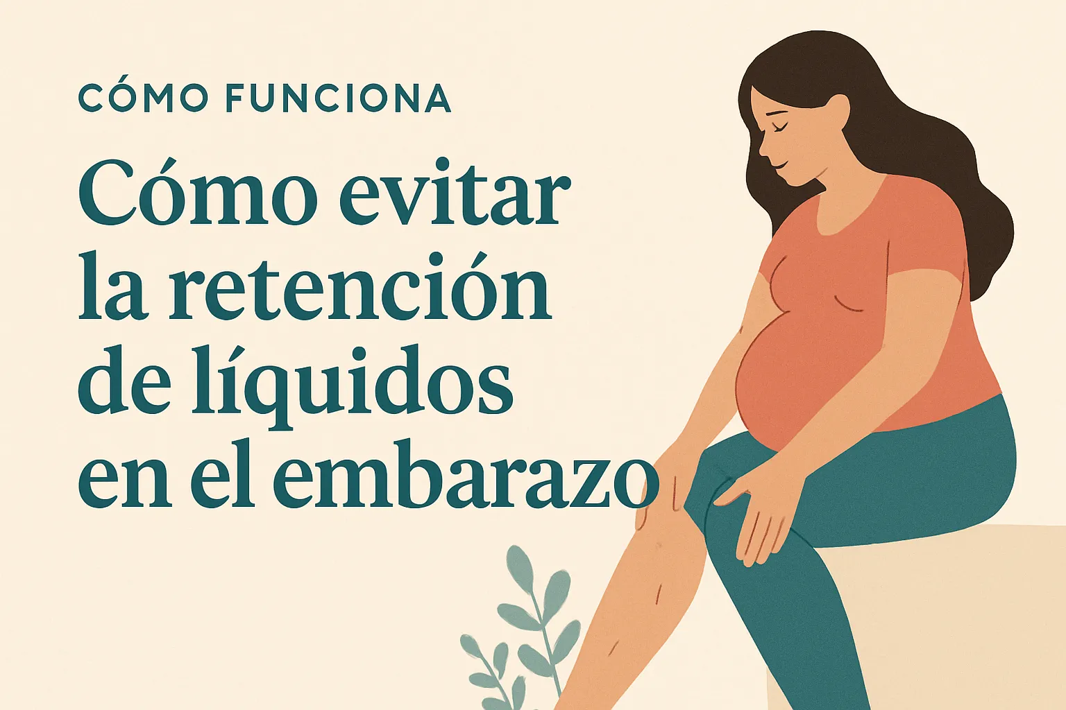 cómo funciona Cómo evitar la retención de líquidos en el embarazo