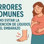 errores comunes en Cómo evitar la retención de líquidos en el embarazo