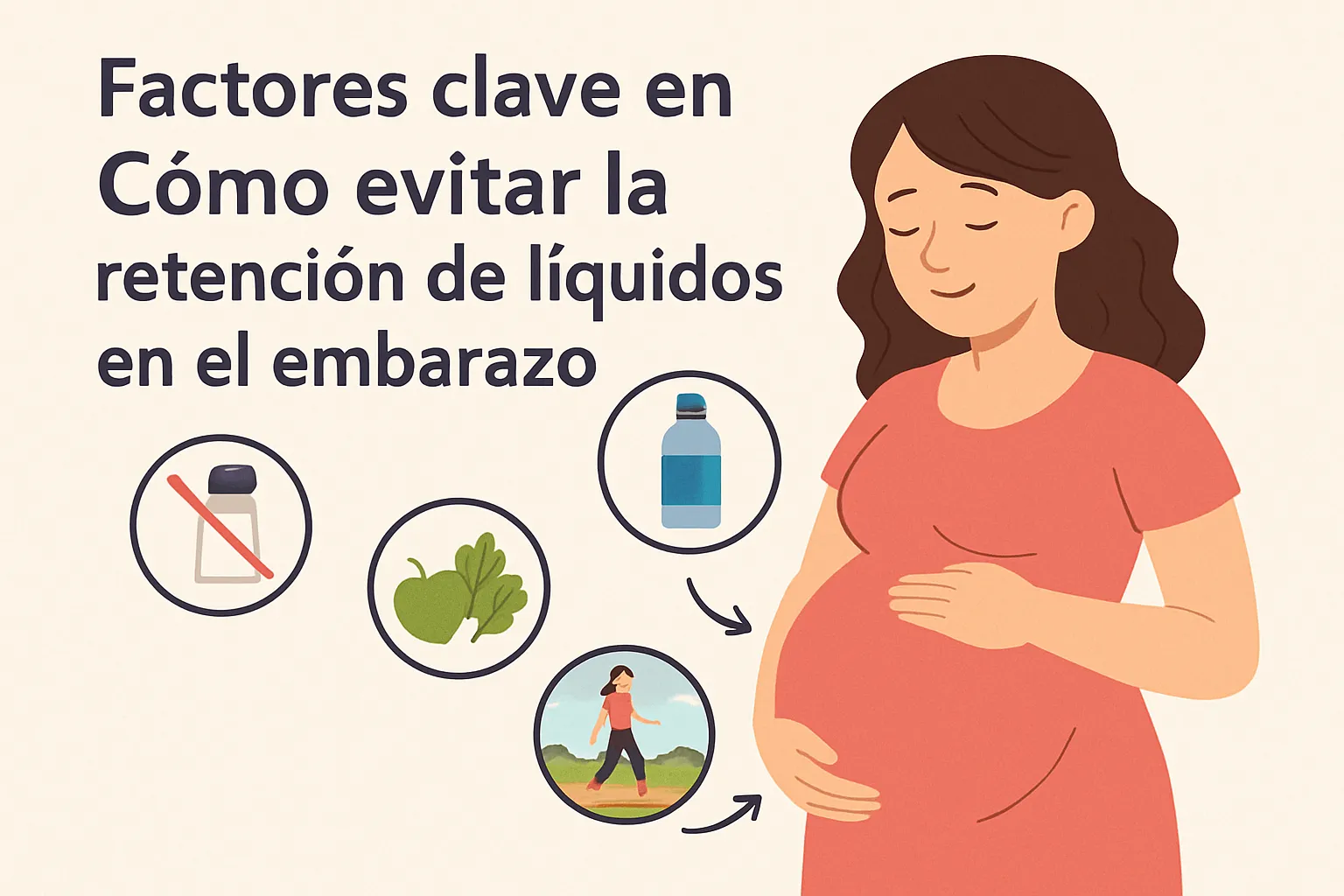 factores clave en Cómo evitar la retención de líquidos en el embarazo