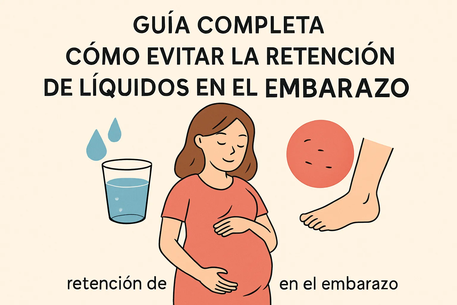 guía completa de Cómo evitar la retención de líquidos en el embarazo