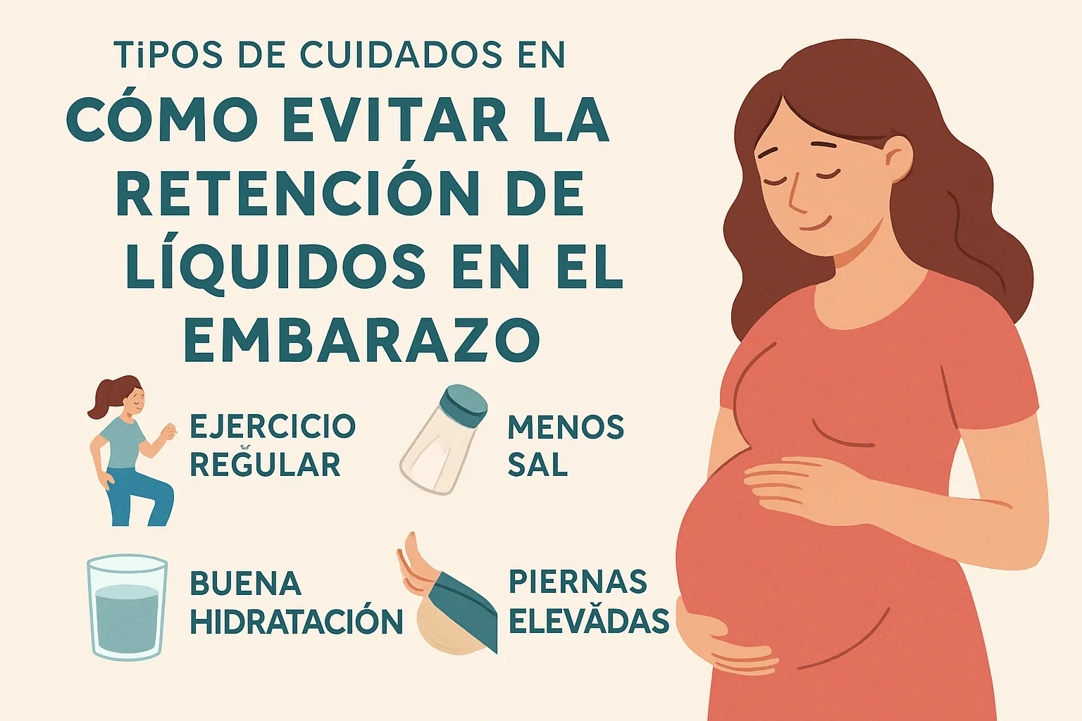 tipos-de-cuidados-en-Como-evitar-la-retencion-de-liquidos-en-el-embarazo - Revista DeBelleza.Es tipos de cuidados en Cómo evitar la retención de líquidos en el embarazo