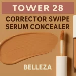 tower 28 corrector swipe serum concealer en color belleza