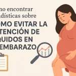 cómo encontrar estadísticas sobre Cómo evitar la retención de líquidos en el embarazo