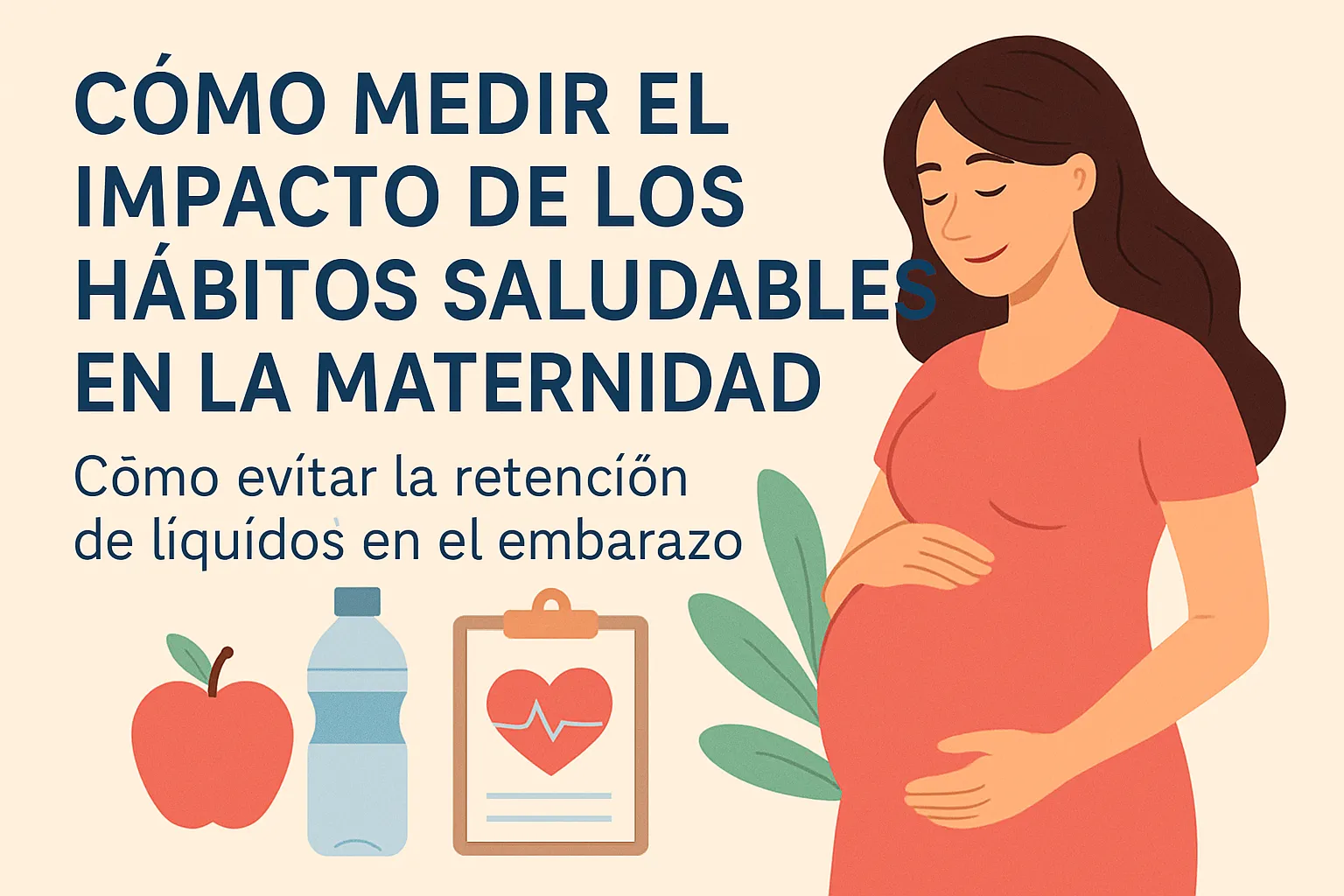 cómo medir el impacto de los hábitos saludables en la maternidad Cómo evitar la retención de líquidos en el embarazo