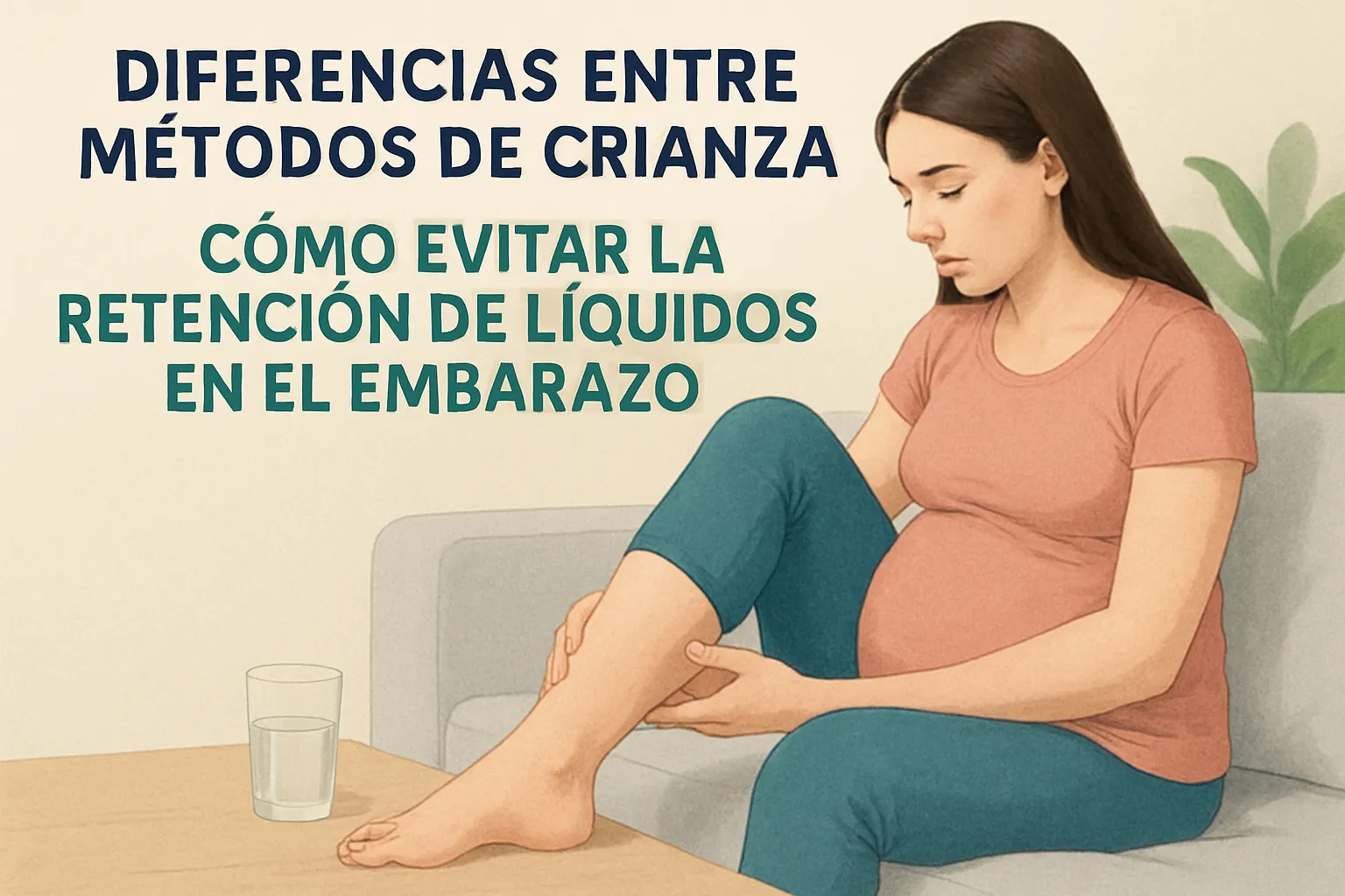 diferencias entre métodos de crianza Cómo evitar la retención de líquidos en el embarazo