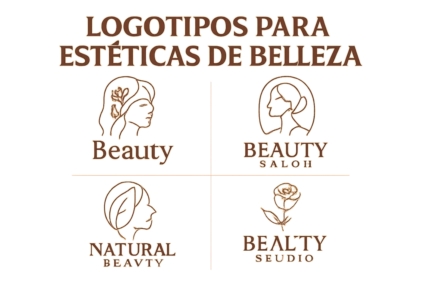 logotipos para esteticas de belleza
