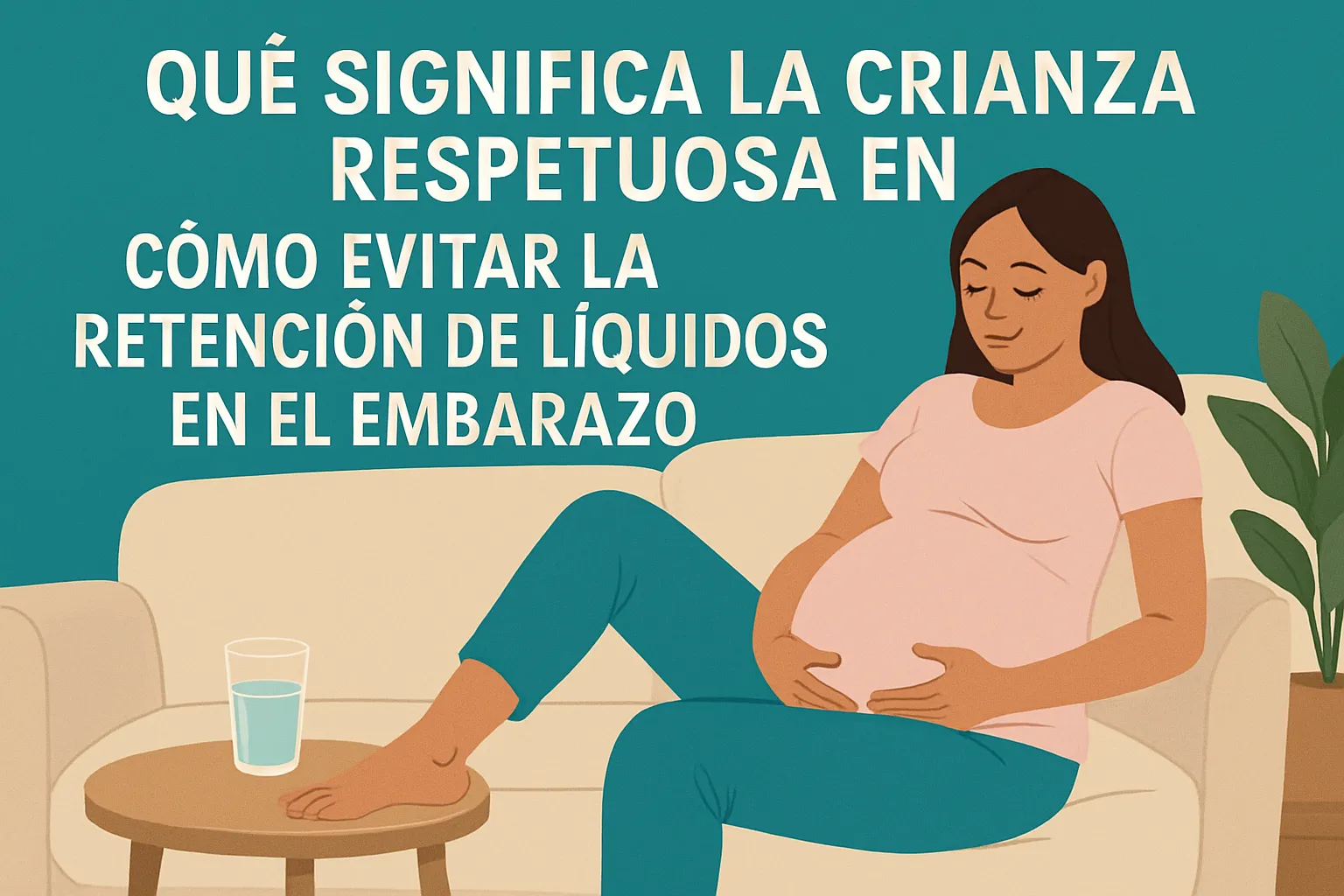 qué significa la crianza respetuosa en Cómo evitar la retención de líquidos en el embarazo