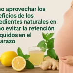 cómo aprovechar los beneficios de los ingredientes naturales en Cómo evitar la retención de líquidos en el embarazo