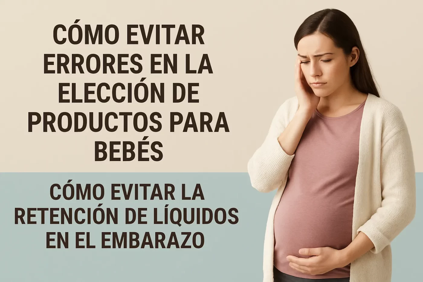 como-evitar-errores-en-la-eleccion-de-productos-para-bebes-Como-evitar-la-retencion-de-liquidos-en-el-embarazo - Revista DeBelleza.Es cómo evitar errores en la elección de productos para bebés Cómo evitar la retención de líquidos en el embarazo