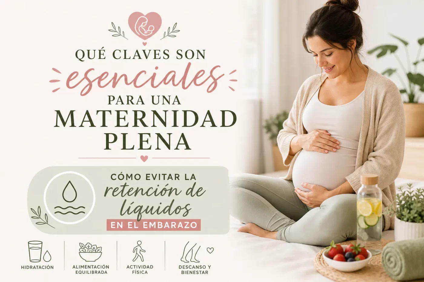que-claves-son-esenciales-para-una-maternidad-plena-Como-evitar-la-retencion-de-liquidos-en-el-embarazo - Revista DeBelleza.Es qué claves son esenciales para una maternidad plena Cómo evitar la retención de líquidos en el embarazo