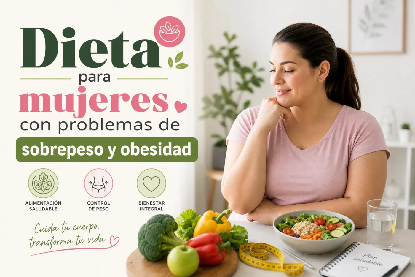 Dieta-para-mujeres-con-problemas-de-sobrepeso-y-obesidad - Revista DeBelleza.Es Dieta para mujeres con problemas de sobrepeso y obesidad