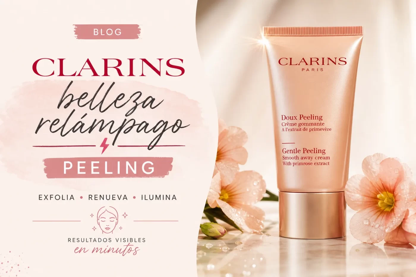 clarins-belleza-relampago-peeling - Revista DeBelleza.Es clarins belleza relámpago peeling