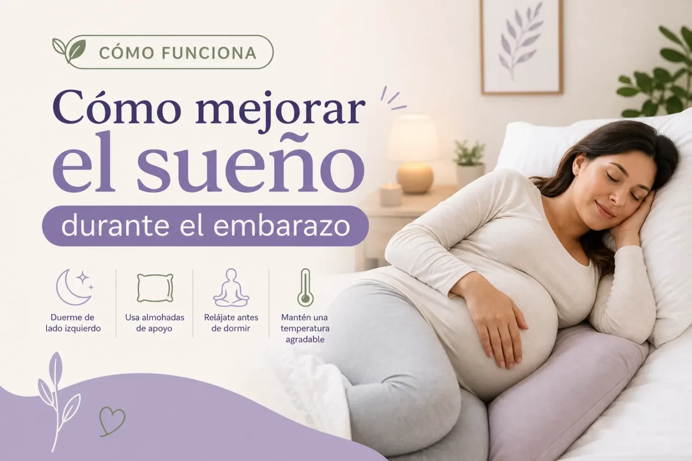 como-funciona-Como-mejorar-el-sueno-durante-el-embarazo - Revista DeBelleza.Es cómo funciona Cómo mejorar el sueño durante el embarazo