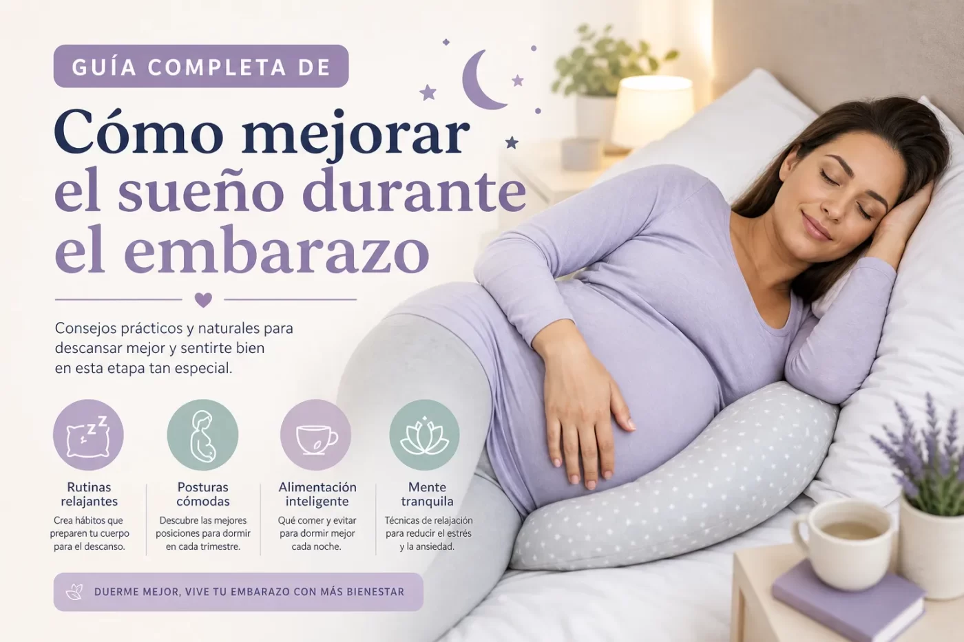 guía completa de Cómo mejorar el sueño durante el embarazo