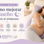 indicadores clave en Cómo mejorar el sueño durante el embarazo