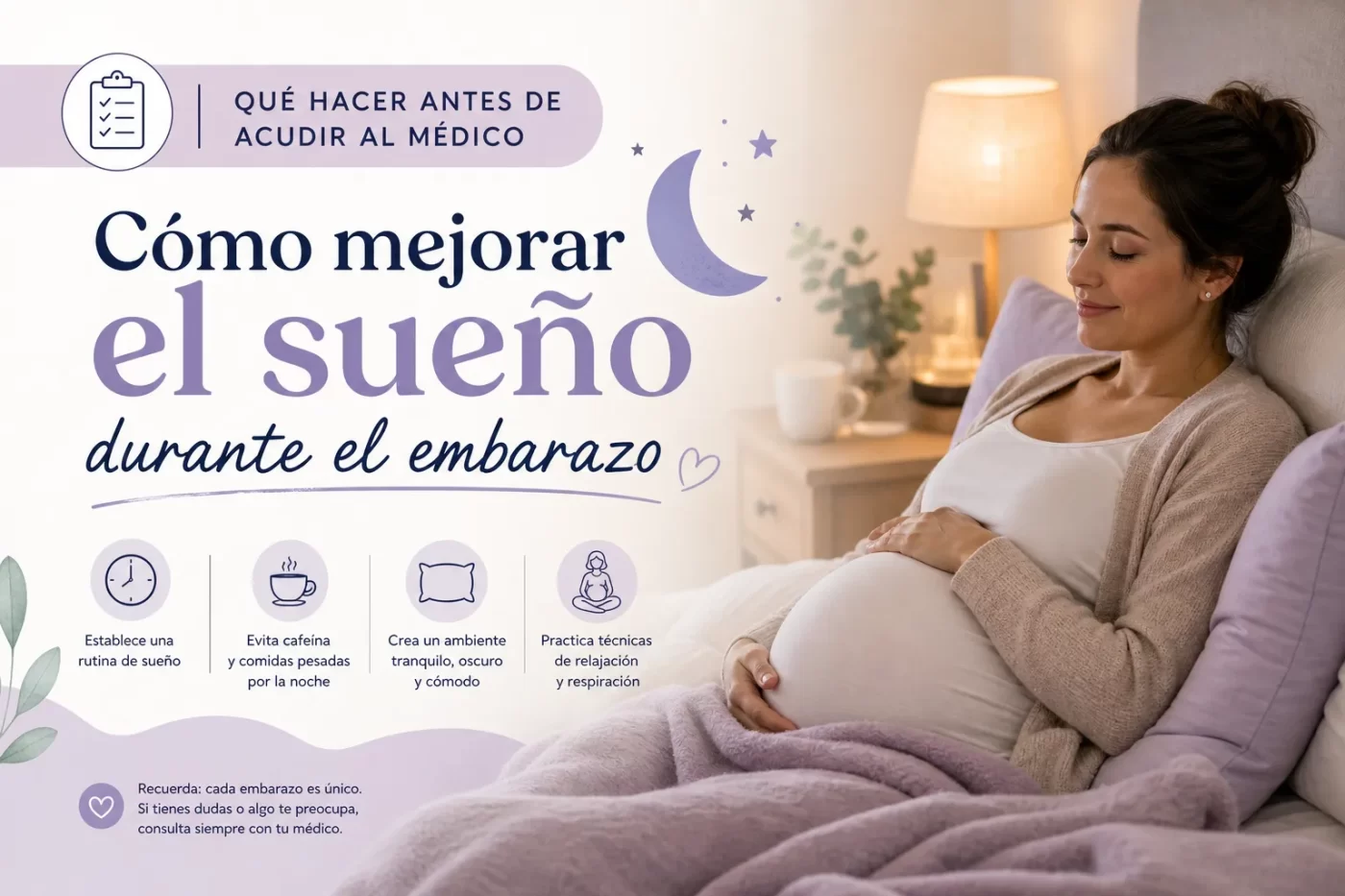 que-hacer-antes-de-acudir-al-medico-Como-mejorar-el-sueno-durante-el-embarazo - Revista DeBelleza.Es qué hacer antes de acudir al médico Cómo mejorar el sueño durante el embarazo