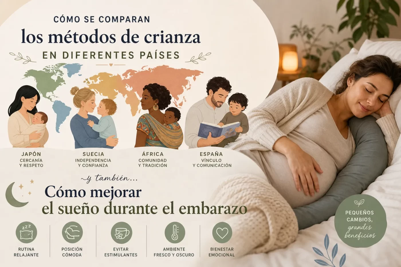 como-se-comparan-los-metodos-de-crianza-en-diferentes-paises-Como-mejorar-el-sueno-durante-el-embarazo - Revista DeBelleza.Es cómo se comparan los métodos de crianza en diferentes países Cómo mejorar el sueño durante el embarazo