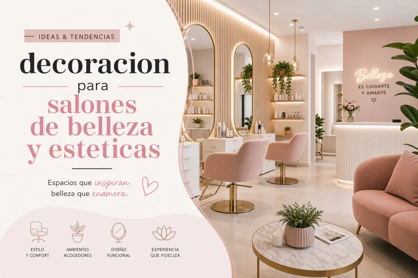decoracion para salones de belleza y esteticas