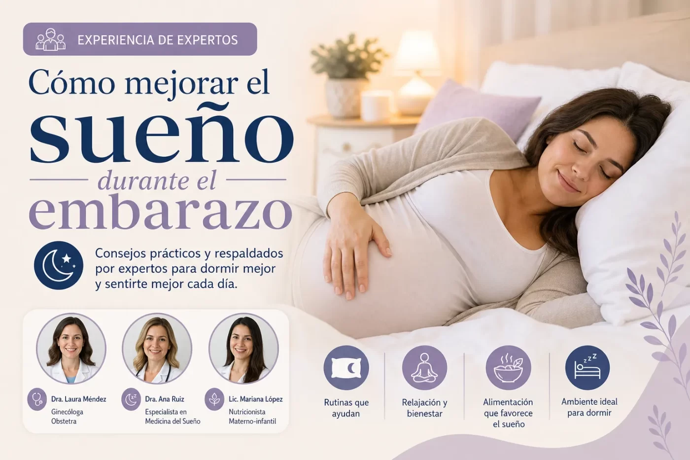 experiencia-de-expertos-en-Como-mejorar-el-sueno-durante-el-embarazo - Revista DeBelleza.Es experiencia de expertos en Cómo mejorar el sueño durante el embarazo