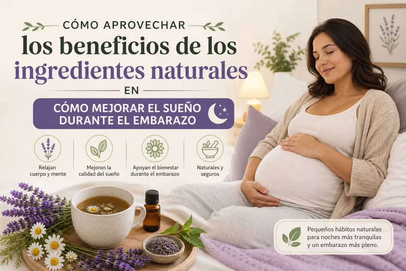 como-aprovechar-los-beneficios-de-los-ingredientes-naturales-en-Como-mejorar-el-sueno-durante-el-embarazo - Revista DeBelleza.Es cómo aprovechar los beneficios de los ingredientes naturales en Cómo mejorar el sueño durante el embarazo