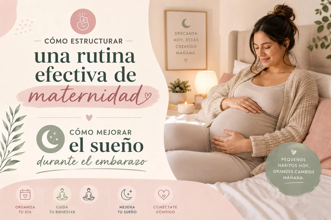 como-estructurar-una-rutina-efectiva-de-maternidad-Como-mejorar-el-sueno-durante-el-embarazo - Revista DeBelleza.Es cómo estructurar una rutina efectiva de maternidad Cómo mejorar el sueño durante el embarazo