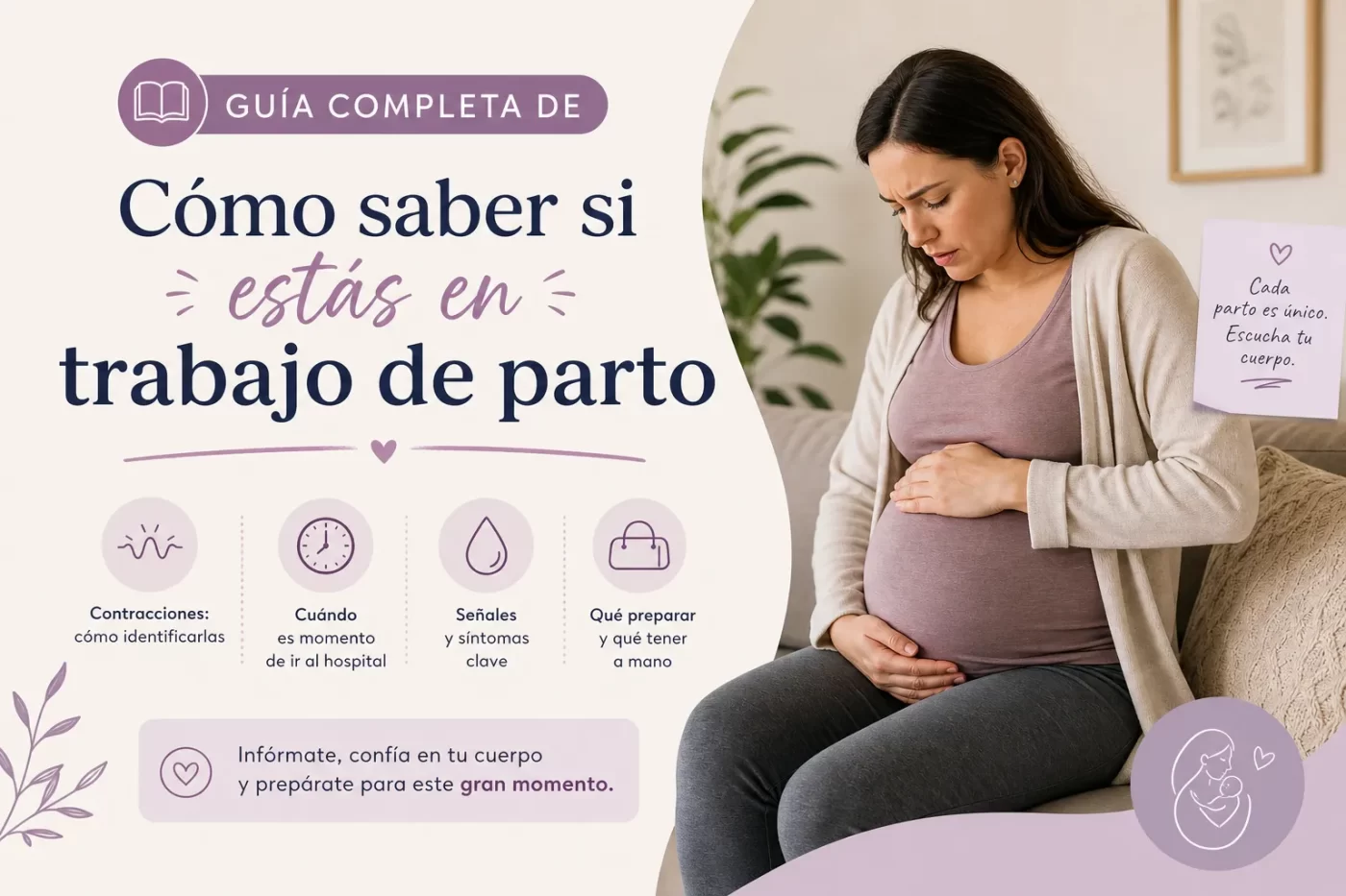 guía completa de Cómo saber si estás en trabajo de parto
