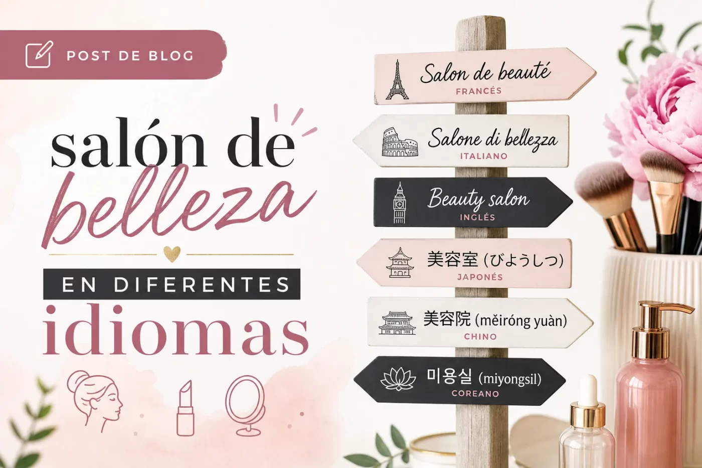 salon-de-belleza-en-diferentes-idiomas - Revista DeBelleza.Es salón de belleza en diferentes idiomas